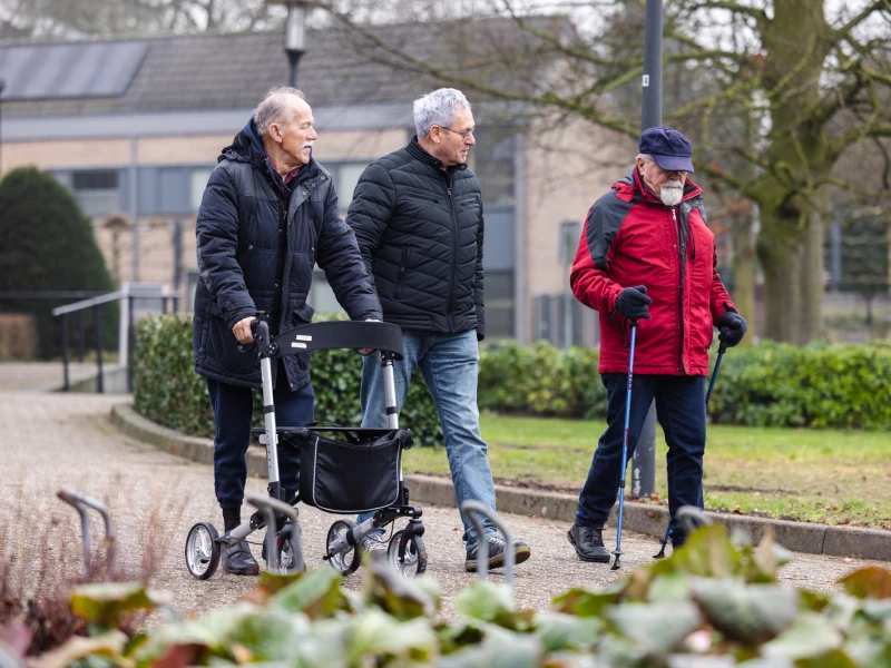 Een uitstap naar het dorp tijdens de dagbeleving